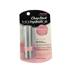 New Chapstick total hydration pink nude moisture + tint lip care - .12 oz